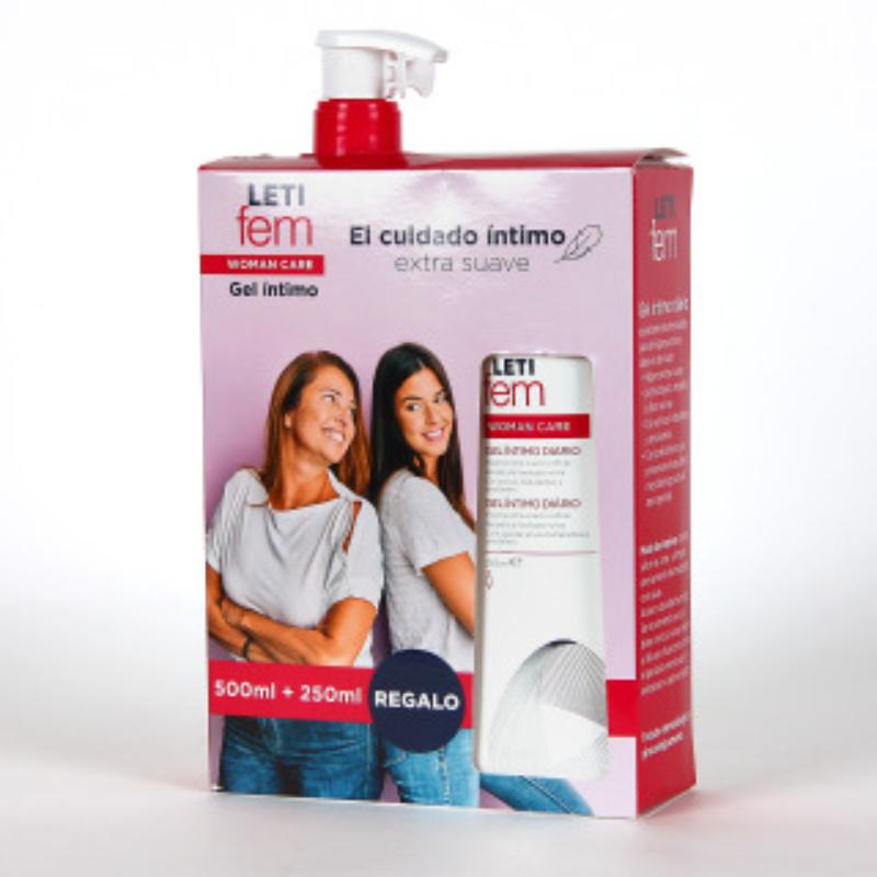 Letifem Woman Gel Íntimo 500 ml PACK Regalo 250 ml